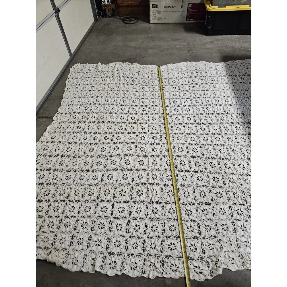 Vintage Handmade Crotchet Blanket